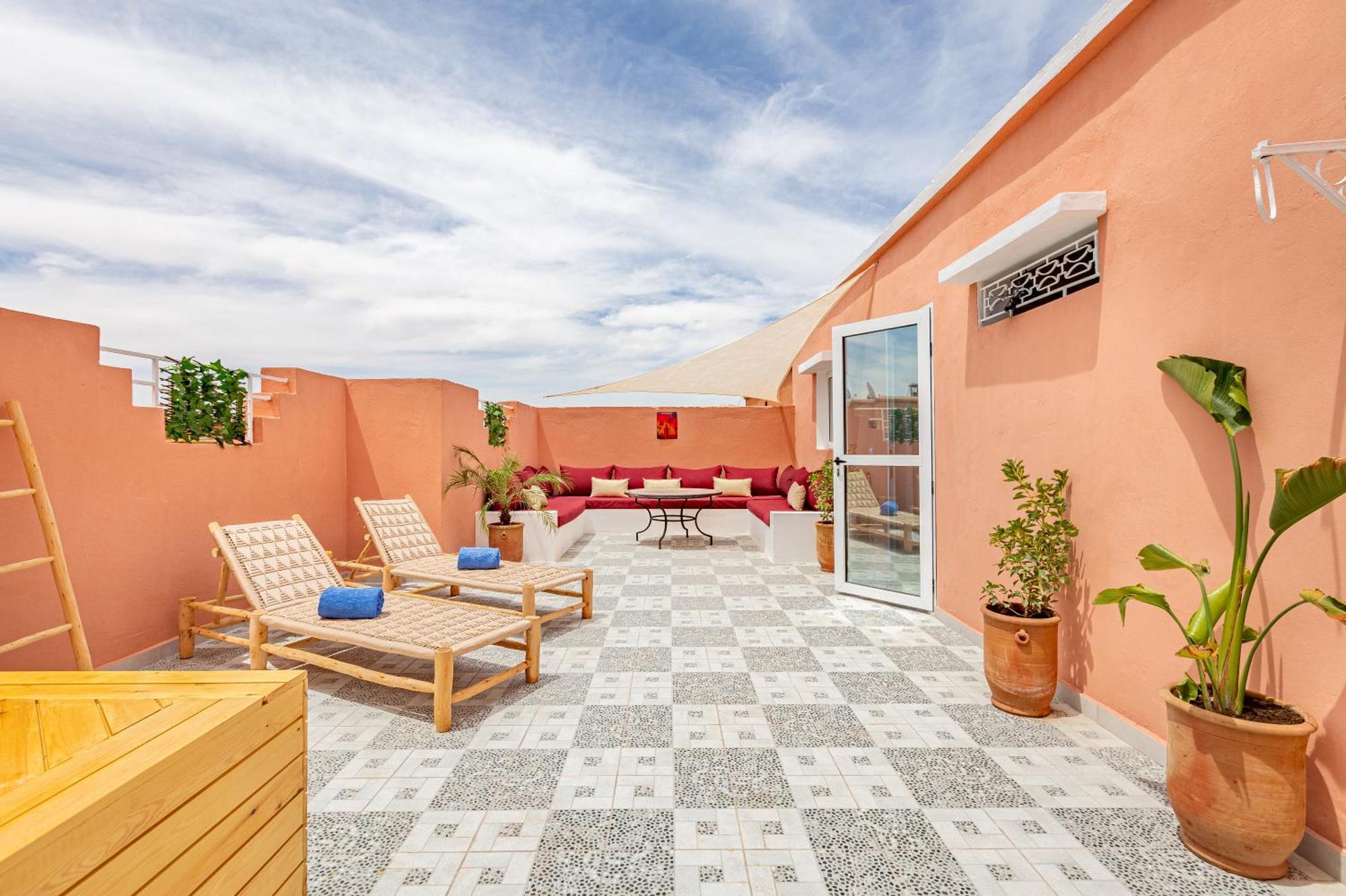 Appart Hôtel avec Terrasse et JACUZZI PRIVE Marrakesh Extérieur photo