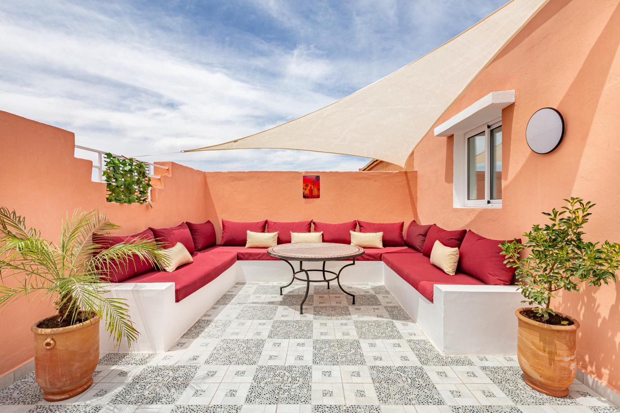 Appart Hôtel avec Terrasse et JACUZZI PRIVE Marrakesh Extérieur photo