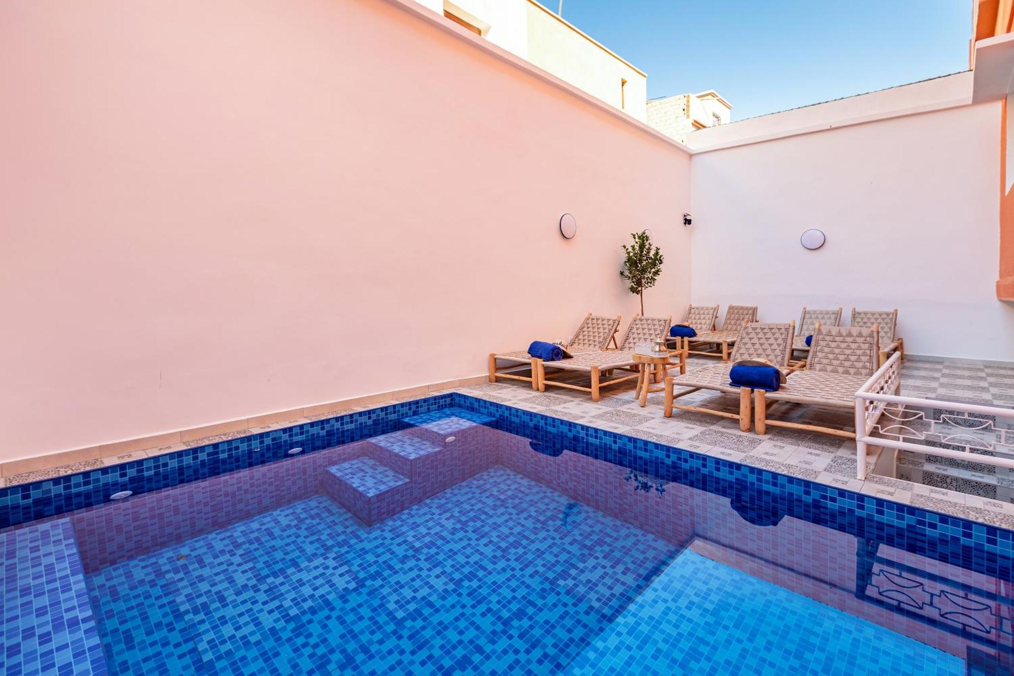 Appart Hôtel avec Terrasse et JACUZZI PRIVE Marrakesh Extérieur photo