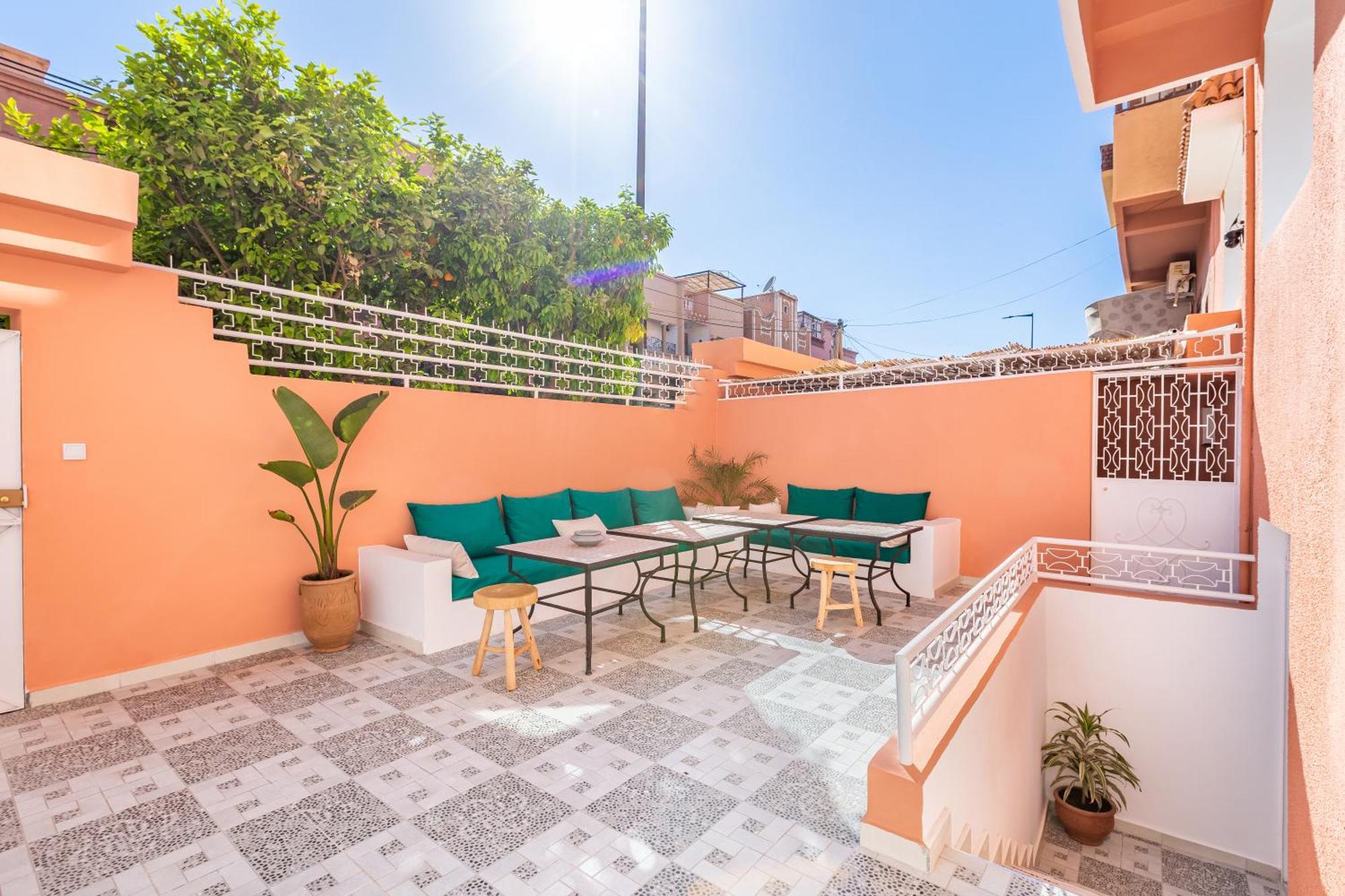 Appart Hôtel avec Terrasse et JACUZZI PRIVE Marrakesh Extérieur photo