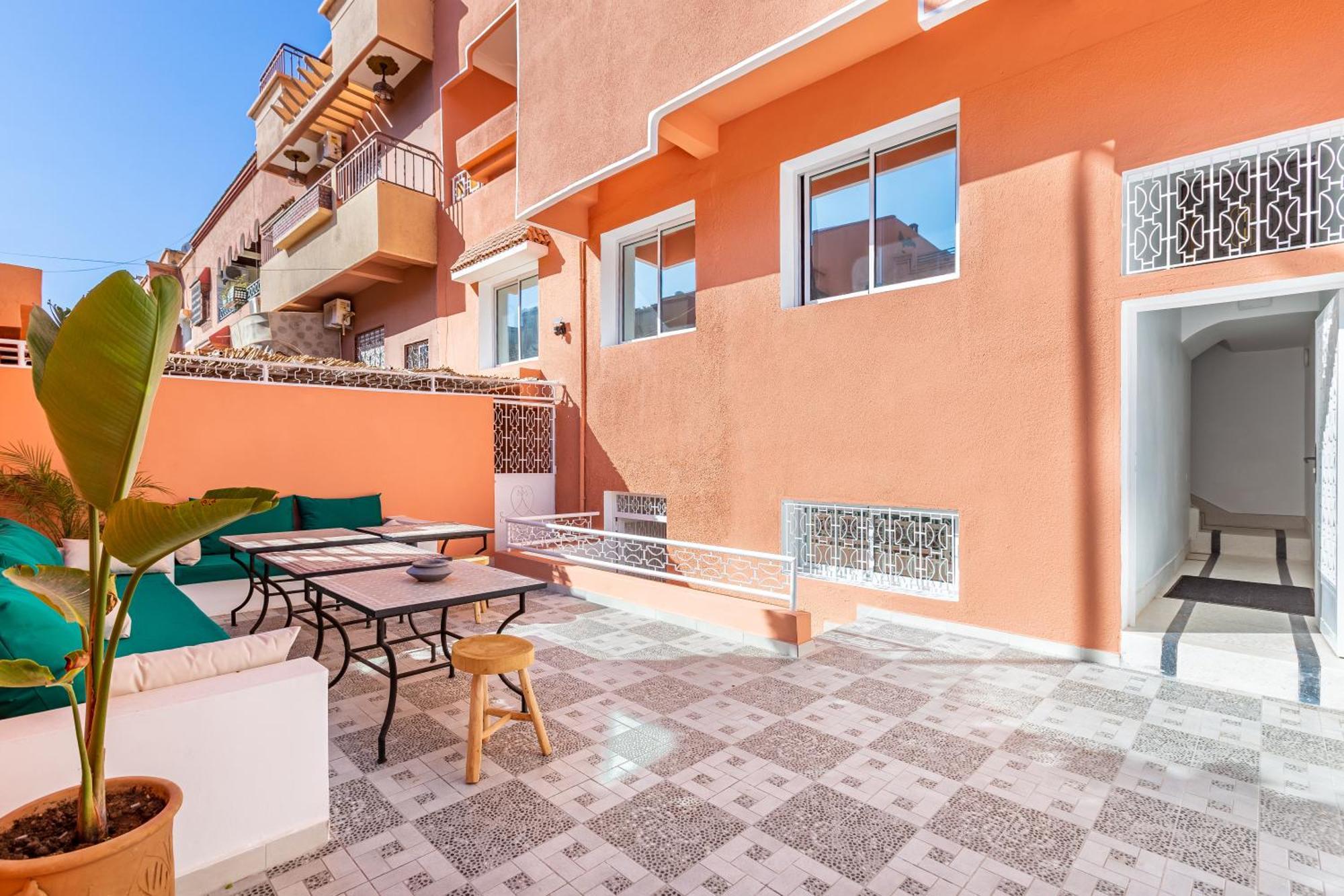 Appart Hôtel avec Terrasse et JACUZZI PRIVE Marrakesh Extérieur photo